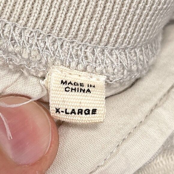 Buck Mason Sweatpants Mens XL Ivory Brushed Loopback French Terry Lounge Pants - Picture 10 of 12